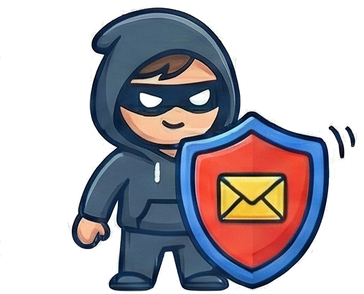 Hugo protecting email with a shield