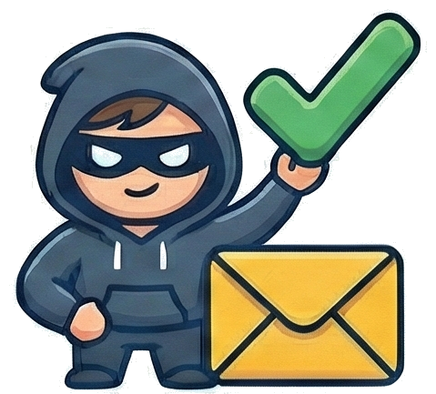 Hugo giving a verified safe checkmark